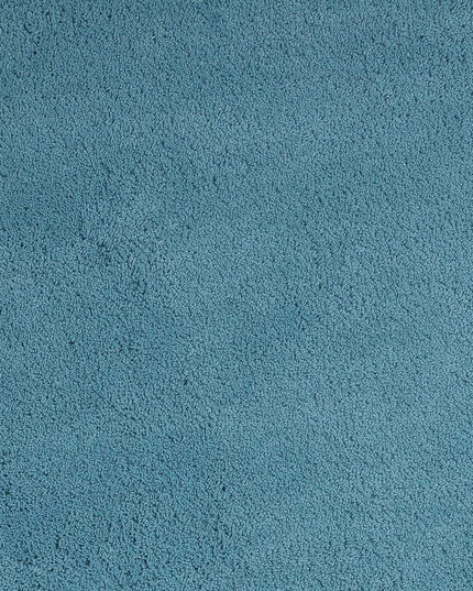 5' X 7' Blue Shag Hand Woven Area Rug