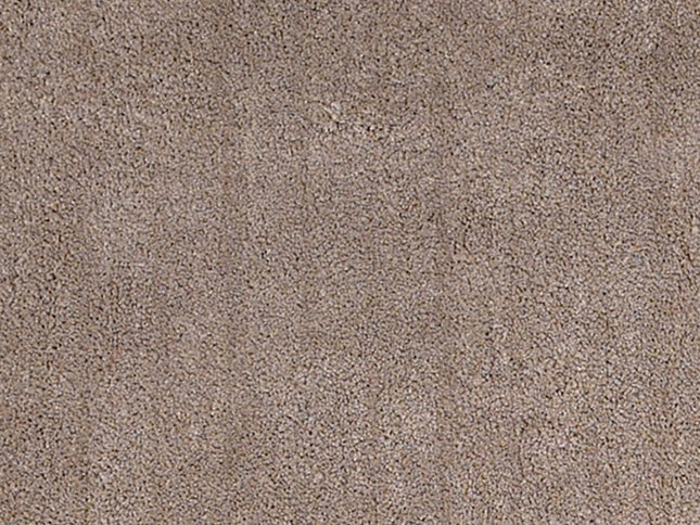 5' X 7' Beige Shag Hand Woven Area Rug