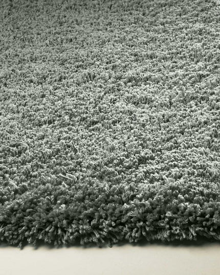 6' Slate Blue Hand Woven Round Rug