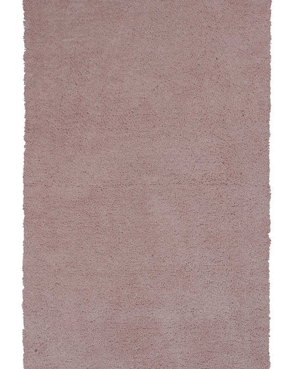 8' Pink Hand Woven Round Rug