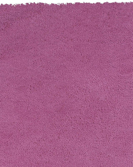 8' Hot Pink Hand Woven Round Rug