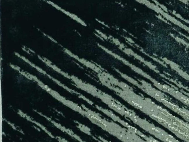 8' X 11' Silver And Gray Abstract Area Rug