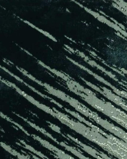 8' X 11' Silver And Gray Abstract Area Rug