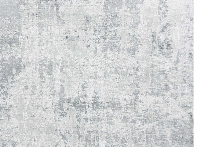 9' X 13' Dark Gray And Light Gray Abstract Hand Loomed Area Rug