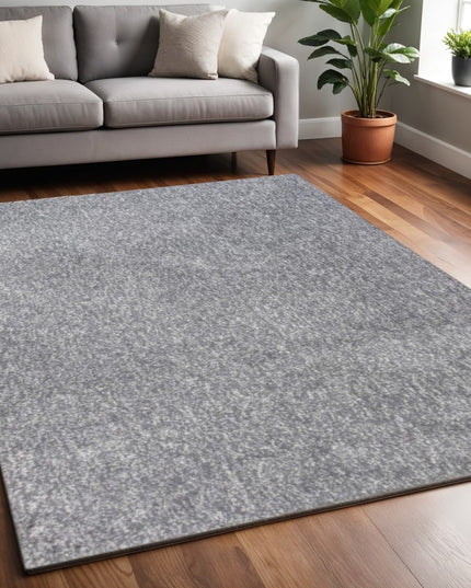 7' X 9'  Polypropylene Grey Area Rug