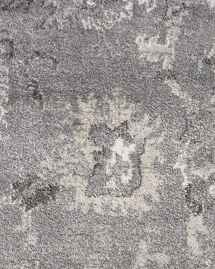 7' X 9'  Polypropylene Grey Area Rug