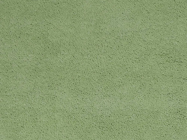 6' Green Shag Hand Woven Round Rug