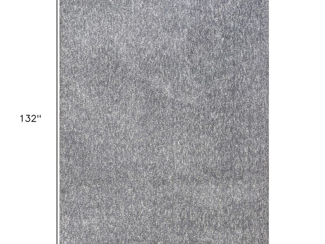 8' X 11' Gray Shag Hand Woven Area Rug