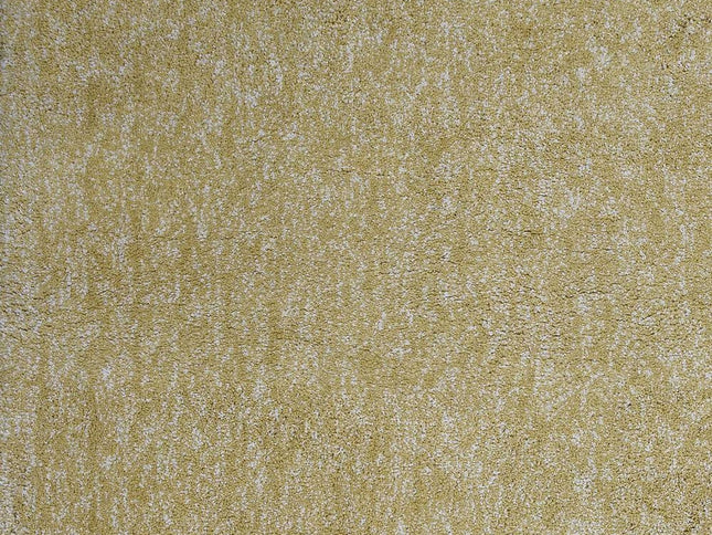 8' Yellow Hand Woven Round Rug