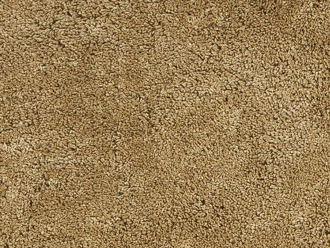 8' X 11' Gold Shag Hand Woven Area Rug