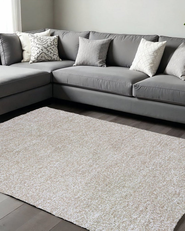 10' X 13' Ivory Hand Woven Area Rug