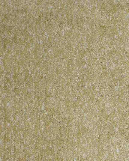 8' Yellow Hand Woven Round Rug