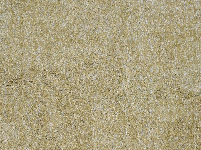 8' Yellow Hand Woven Round Rug