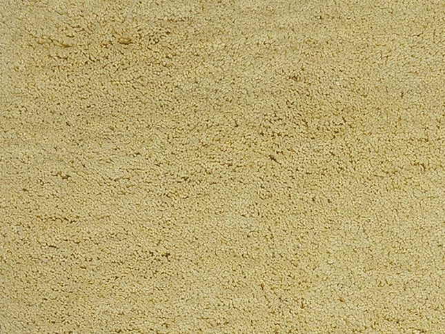 8' Canary Yellow Hand Woven Round Rug