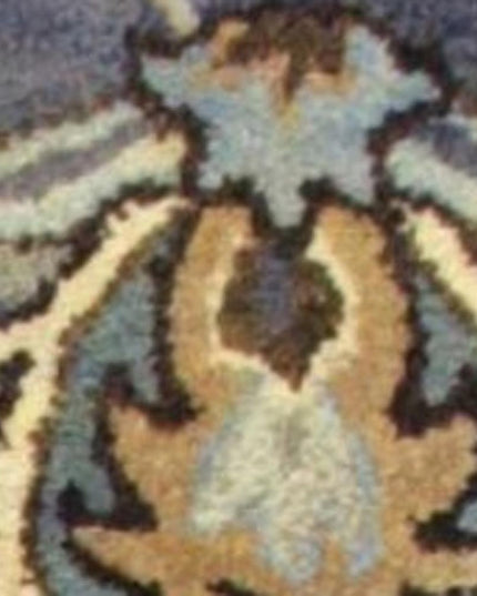 3' X 5' Dark Gray Green And Brown Wool Floral Hand Tufted Area Rug