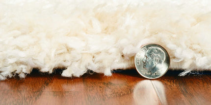 5' X 8' Ivory And Gray Chain Area Rug