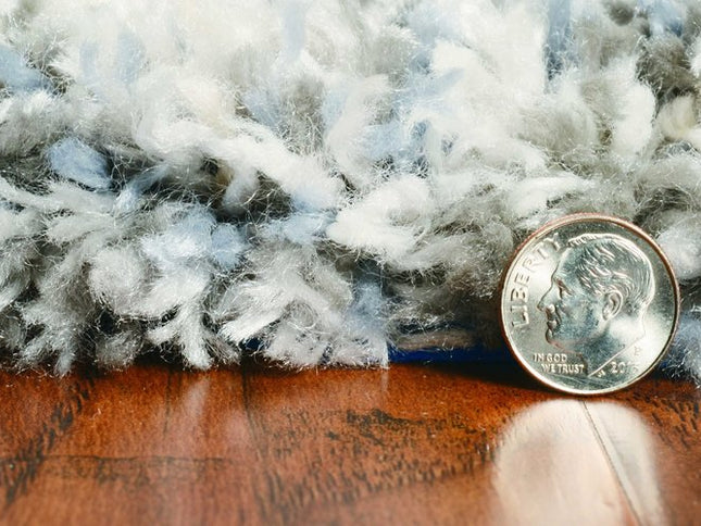 5' X 8' Ivory And Blue Abstract Area Rug