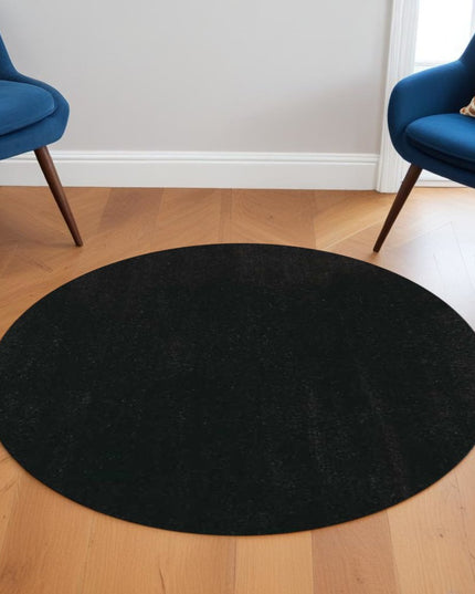 8' X 10' Espresso Shag Hand Woven Area Rug