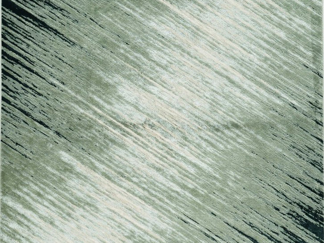 8' X 11' Silver And Gray Abstract Area Rug