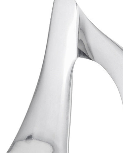 12" Brown and Silver Buffed Aluminum Sailboat Tabletop Sculpture