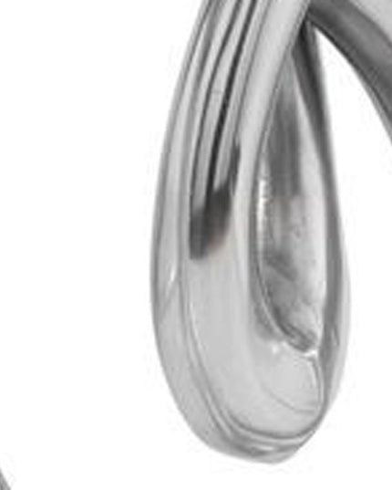 17" Silver Buffed Aluminum Tabletop Sculpture