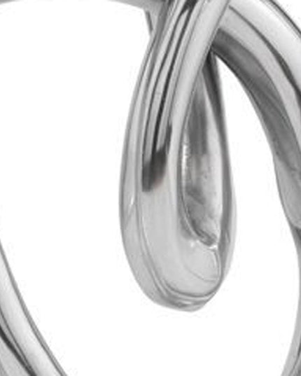 17" Silver Buffed Aluminum Tabletop Sculpture