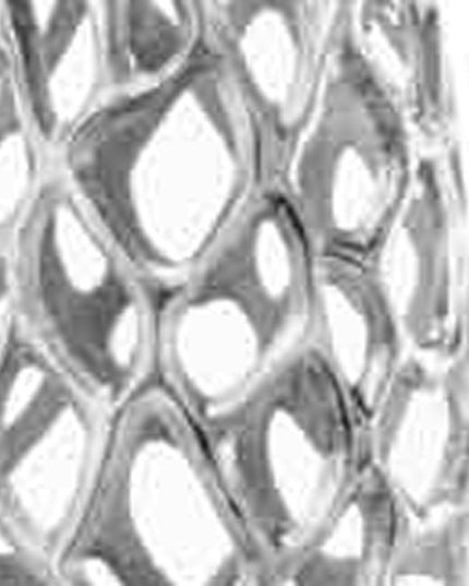 40" Aluminum Silver Twigs Cylinder Floor Vase