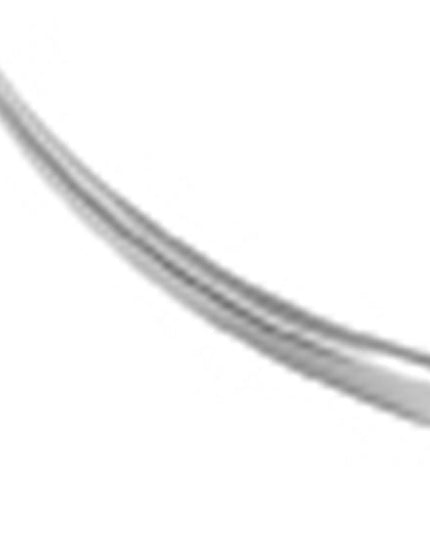 47" Silver Buffed Aluminum Long Horn Wall Sculpture