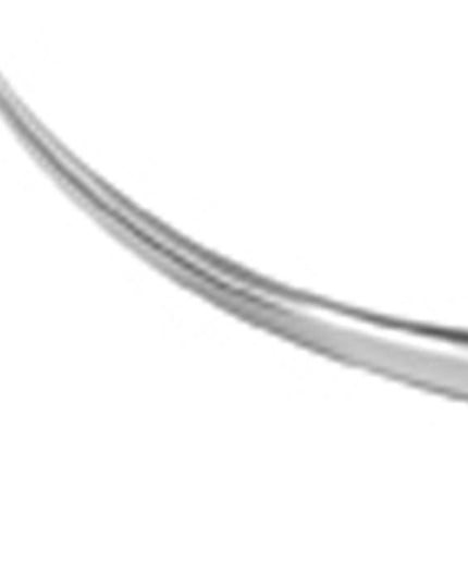 47" Silver Buffed Aluminum Long Horn Wall Sculpture