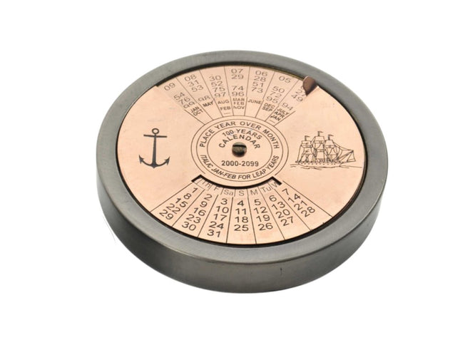 Set Of 2 100 Year Calendar And Compass Quote