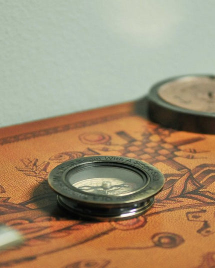 Set Of 2 100 Year Calendar And Compass Quote