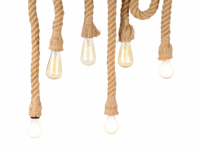 5" X 30" X 50" 6 Bulbs Medusa  Pendant Lamp