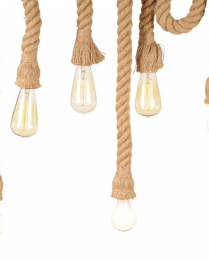 5" X 30" X 50" 6 Bulbs Medusa  Pendant Lamp