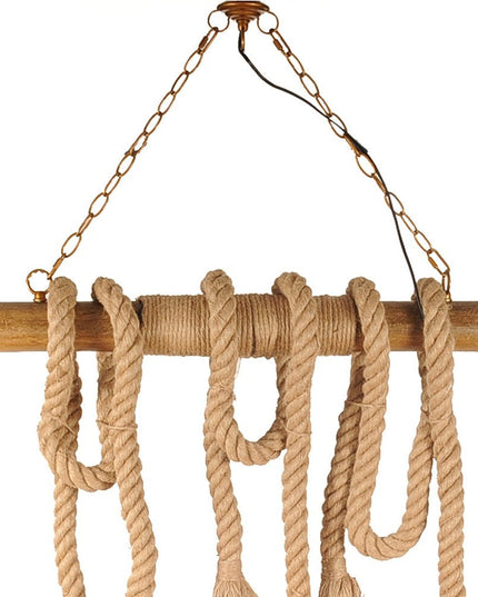 5" X 30" X 50" 6 Bulbs Medusa  Pendant Lamp