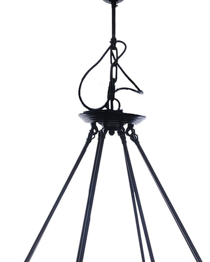 32" X 37" X 32" 8 Bulbs Rope  Pendant Lamp