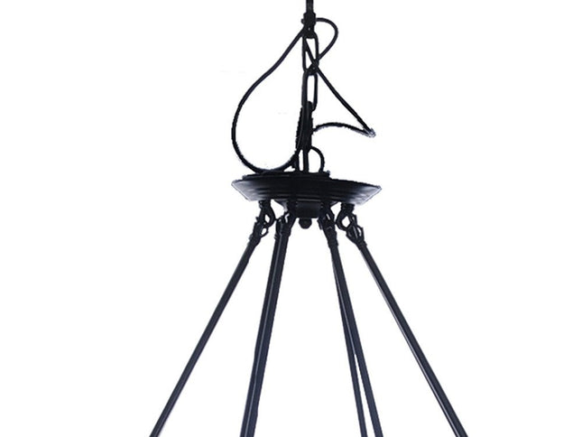 32" X 37" X 32" 8 Bulbs Rope  Pendant Lamp