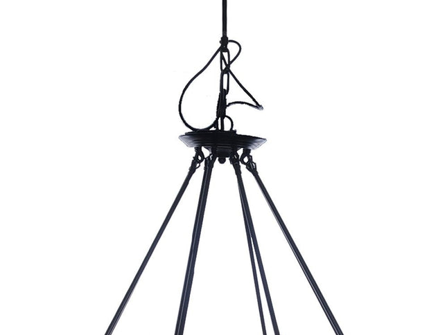 32" X 37" X 32" 8 Bulbs Rope  Pendant Lamp