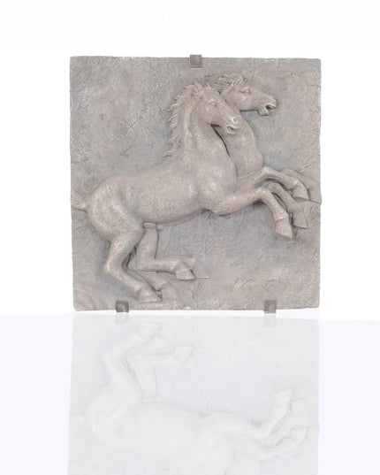 29" X 5" Gray Resin Wall Decor