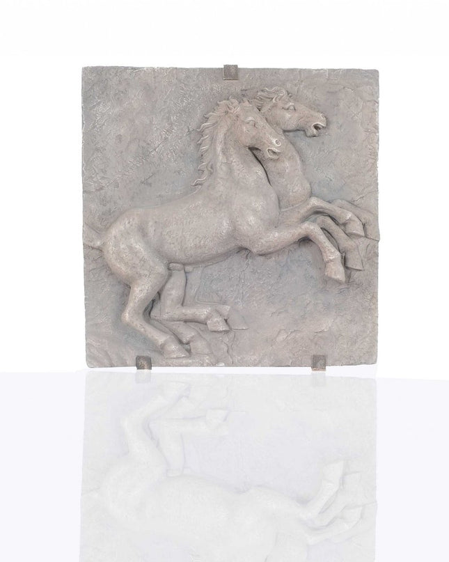 29" X 5" Gray Resin Wall Decor