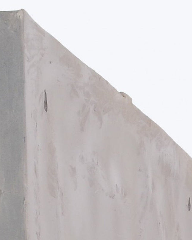 29" X 5" Gray Resin Wall Decor