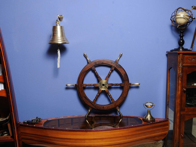 30" X 30" X 2" Ship Wheel