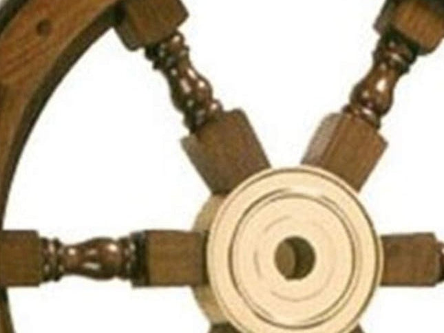 30" X 30" X 2" Ship Wheel