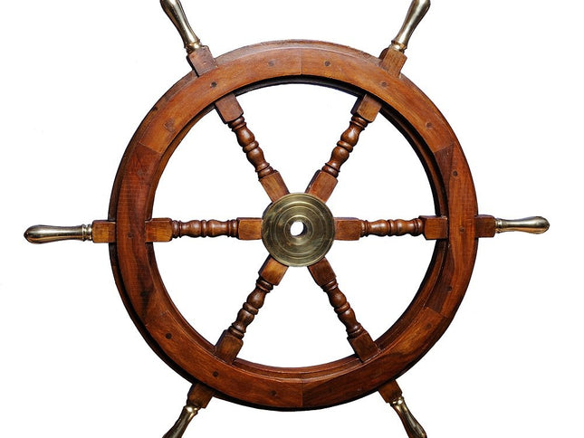 30" X 30" X 2" Ship Wheel