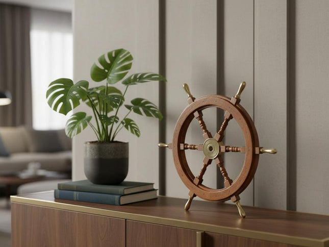 30" X 30" X 2" Ship Wheel