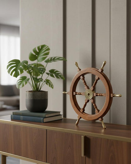 30" X 30" X 2" Ship Wheel