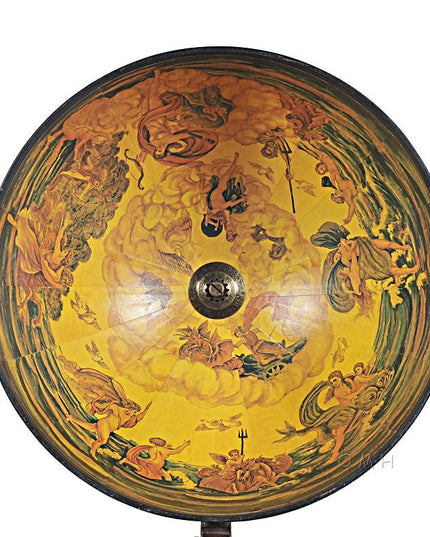 13" X 15" X 19" Red Globe With Chess Holder