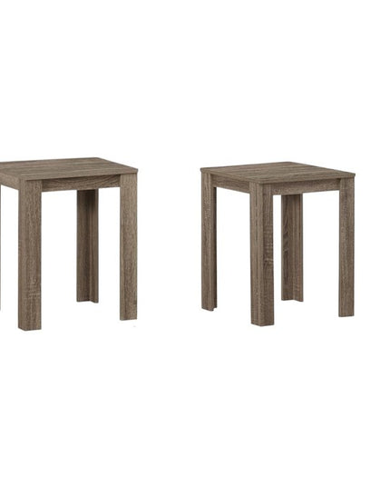 Set of Three 44" Taupe Coffee Table