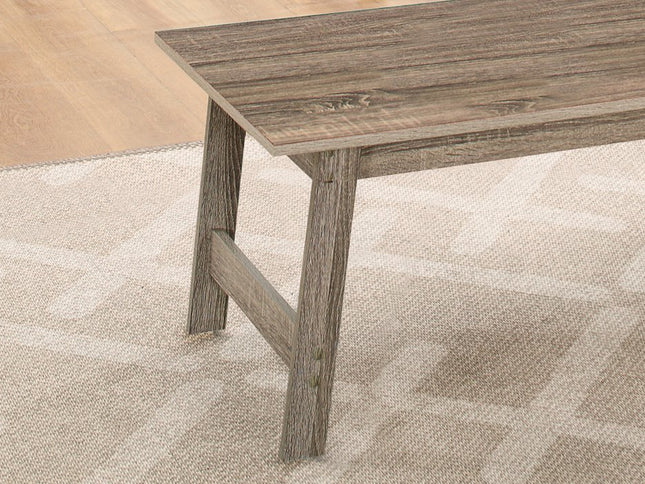 Set of Three 36" Taupe Coffee Table