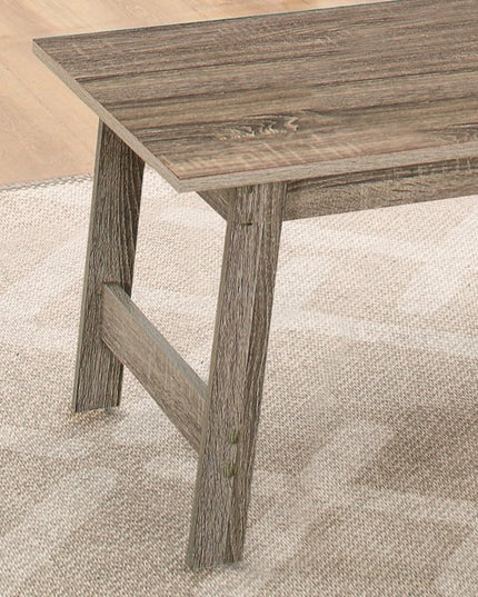 Set of Three 36" Taupe Coffee Table