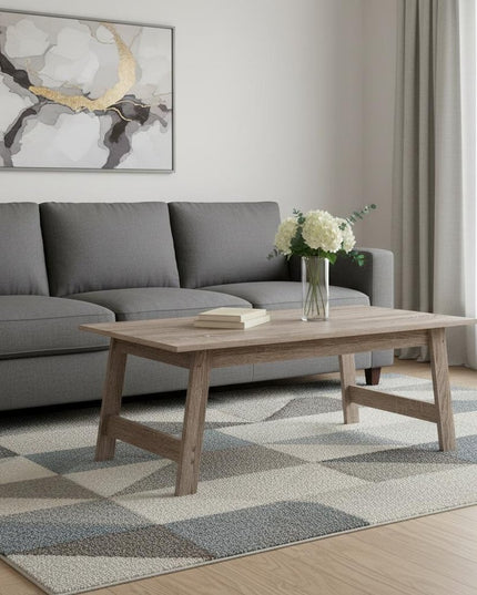 Set of Three 36" Taupe Coffee Table